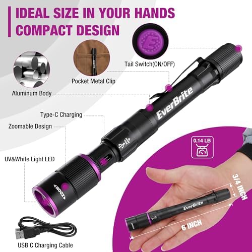 EverBrite 5-Pack LED Headlamp Pen Flashlight