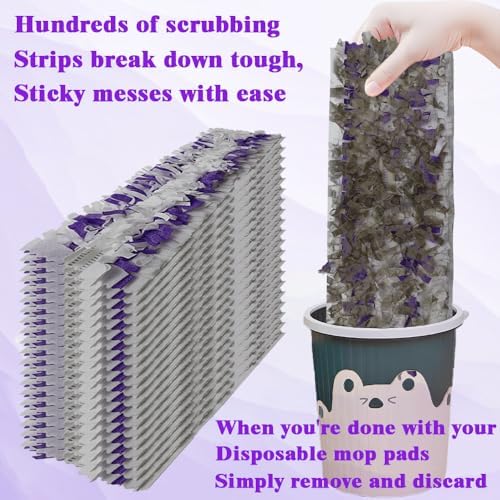 Mewvine Disposable Mop Pads for Swiffer PowerMop - 10 Count Multi-Surface Refills