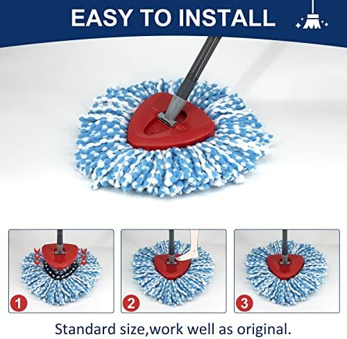 Perfect 2-Pack Mop Heads for Oceda EasyWring 1 Tank System