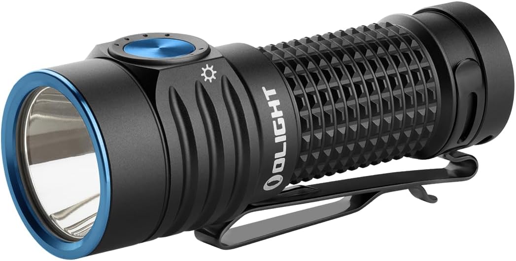 OLIGHT Perun 3 Rechargeable Headlamp BatonTurbo Bundle Handheld Flashlight