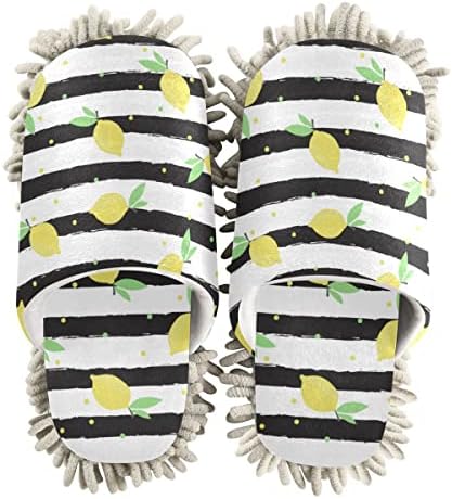 Lemons Mop House Slippers for Cleaning