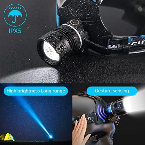 10000 Lumens Adjustable Headlamp