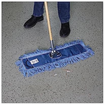 Boardwalk BWK1124 Looped-End Mop Head - Blue