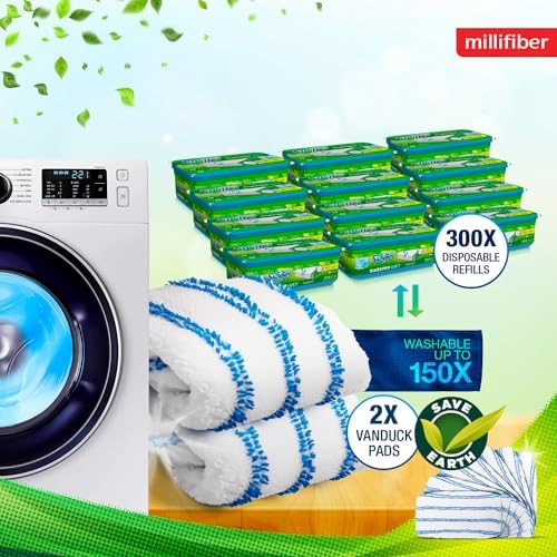 Millifiber Microfiber Mop Pads 2-Pack Swiffer Compatible