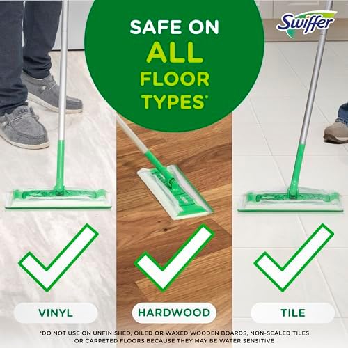 Swiffer Sweeper Wet Mopping Cloths with Febreze Freshness Lavender Vanilla 24-Pack