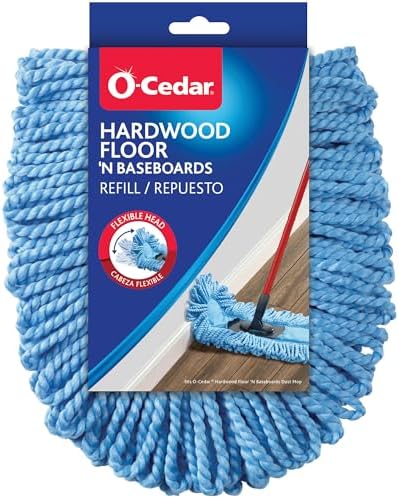 O-Cedar Dual-Action Dust Mop Refill Blue