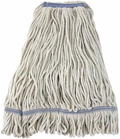 Winco Yarn Mop Head 32 Ounce 4 Ply Loop End White Tan