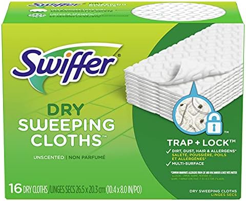 Swiffer Disposable Cloth Dry Sweeping Refills 16 Count