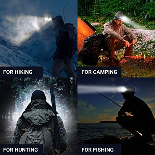 Vitchelo V800 Headlamp Bright Waterproof Comfortable