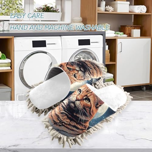 Cozy Cleaning Washable Mop Slippers for Home Floors
