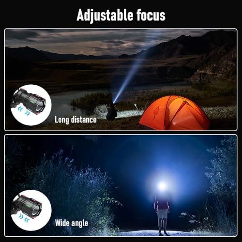 Casbomy Rechargeable LED Headlamp 990000 Lumens 90 Adjustable