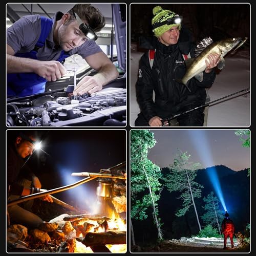 Rugtol Rechargeable Headlamp 2000 Lumen IP67 Waterproof