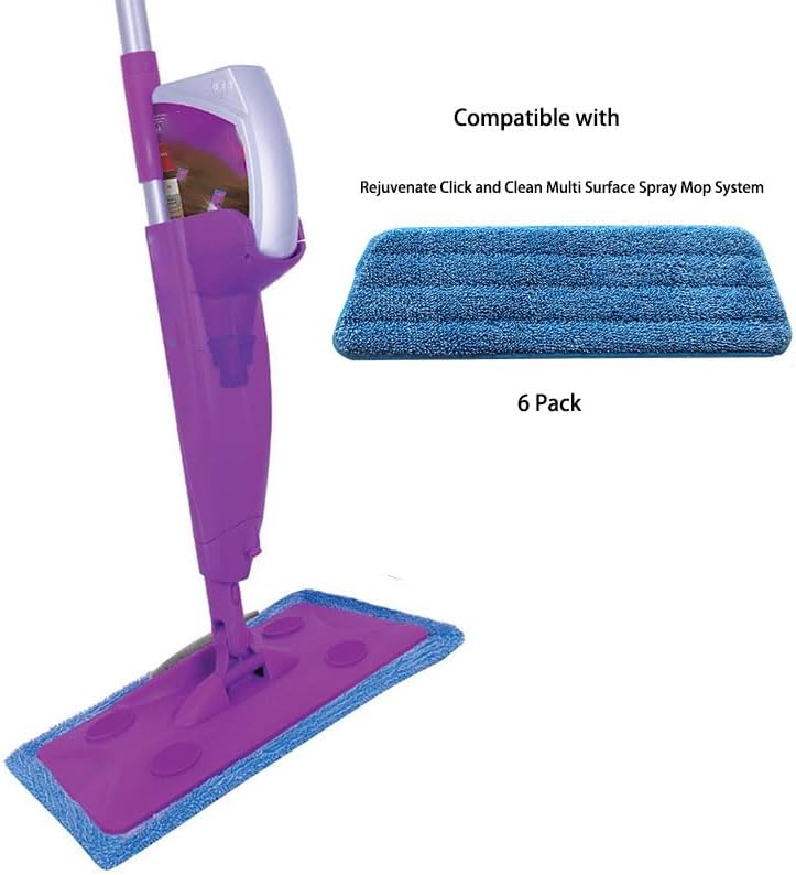 6 Pack Mop Replacement for Rejuvenate System