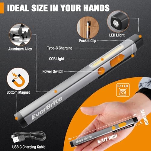 EverBrite 5-Pack Pen Flashlight