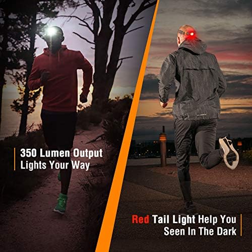 EverBrite Rechargeable Headlamp 7 Lighting Modes - Dual Switches Memory Function