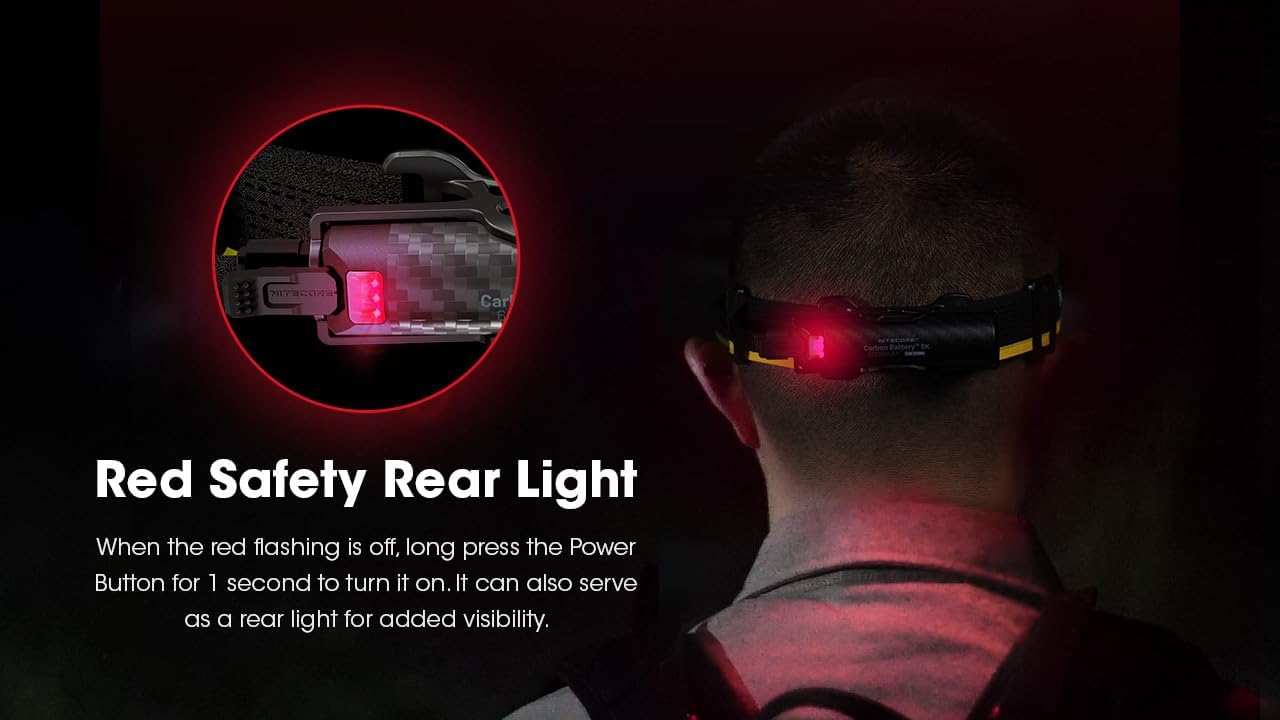 Nitecore Carbon 6K Kit - Extend Headlamp Runtime