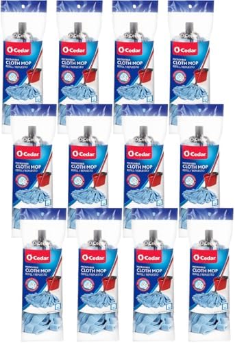 O-Cedar Microfiber Mop Cloth Eco-Friendly Mop Refill x12