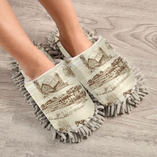Kigai Microfiber Slippers Eco-Friendly Cleaners for Home Protect Shoes