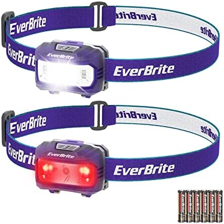DurableLight Rechargeable Headlamp 2-Pack with Dual Modes