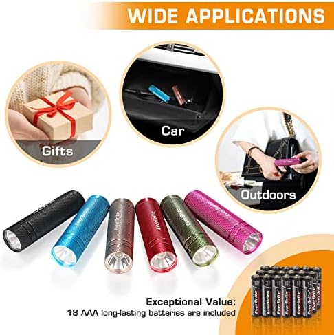 300 LUMENS 6-PACK BATTERIES INCLUDED