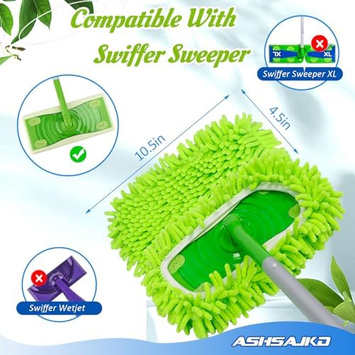 Reusable Microfiber Mop Pads 8-Pack for Swiffer Sweeper Soft Durable