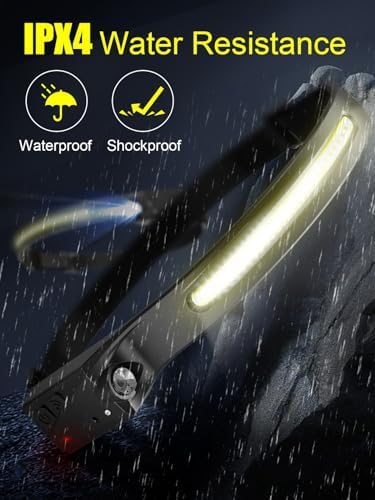 Unbont 230 LED Headlamp Rechargeable Motion sensor