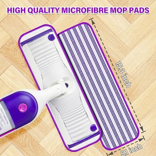 Fast machine washable microfiber mop pads for Swiffer PowerMop