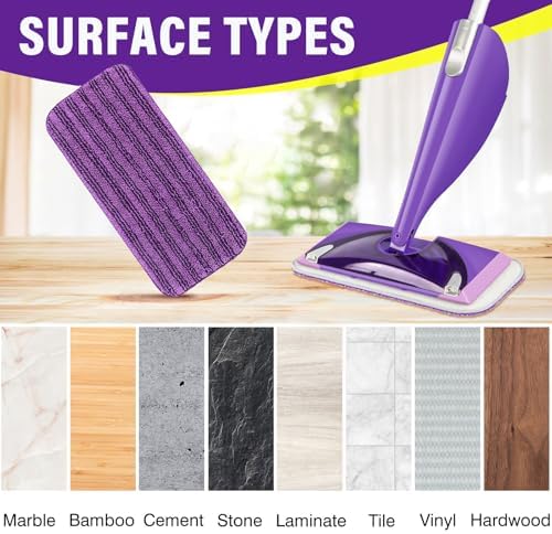 Panda Grip 6 Pack Microfiber Mop Pads Refills