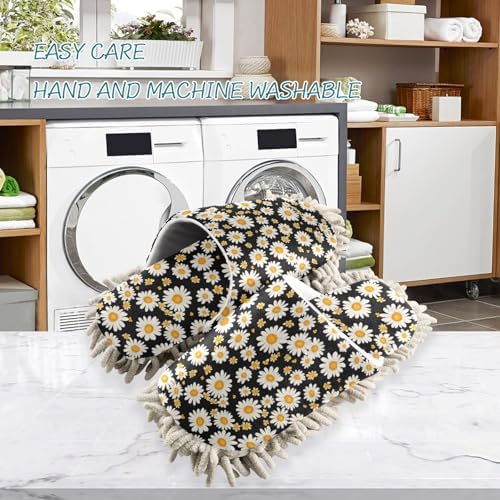 Comfortable Microfiber Mop Slippers for House Cleaning