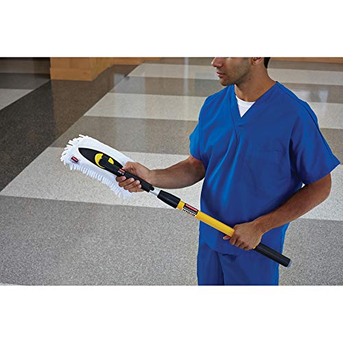 Rubbermaid Quick-Connect Flexible Microfiber Mop Frame 11-Inch Black
