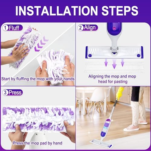 20 Pack Disposable Mopping Pads for Swiffer Power Mop
