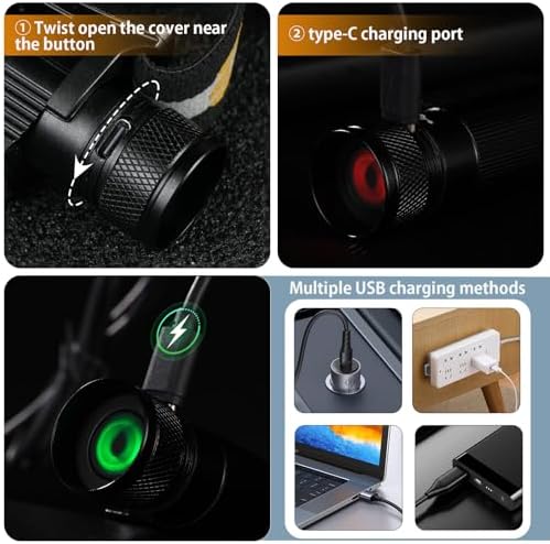 Bright Rechargeable Eco-Friendly Headlamp for Camping and Hiking