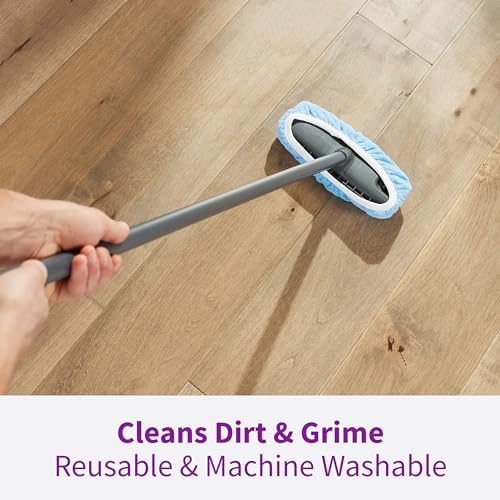 Rejuvenate Microfiber Bonnet Applicator for 9 Sponge Mop Washable Reusable - Blue