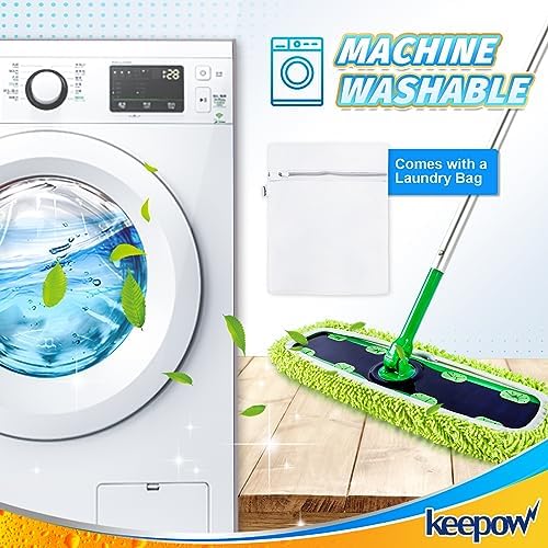 KEEPOW Reusable XL Mop Pads for Swiffer XL Sweeper