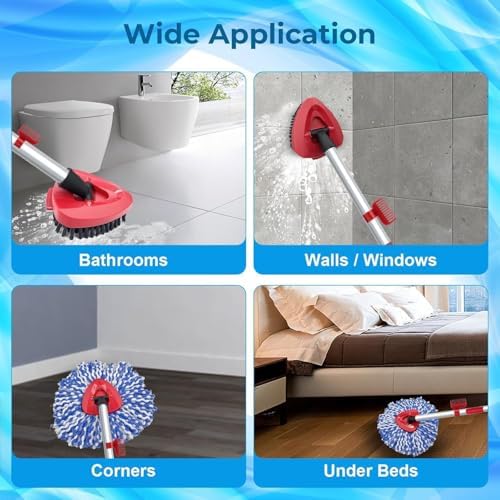 2 Pack Replaceable Spin Mop Heads for O Cedar RinseClean 2 Tank