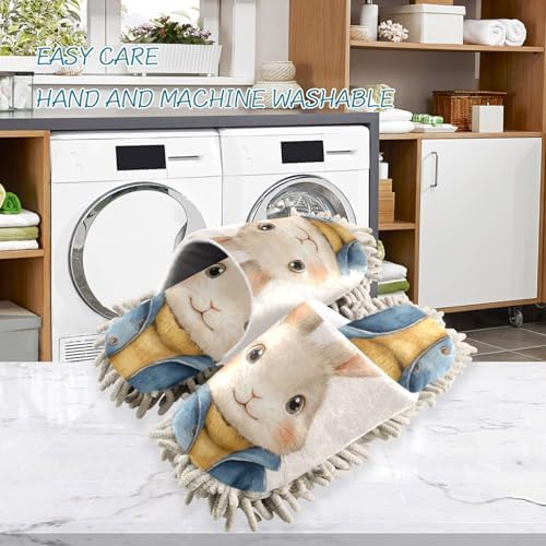 Microfiber Rabbit Slippers Mop