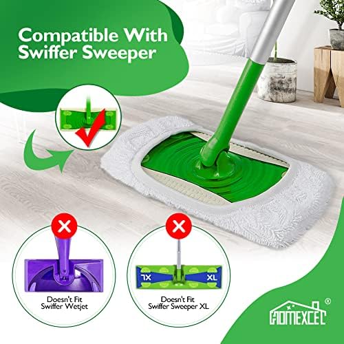 Reusable Microfiber Mop Pads
