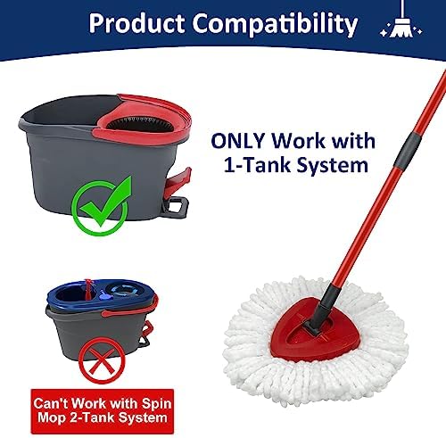 O-Ceda Mop Heads Set for EasyWring Spin Mop