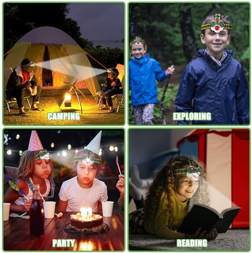 TIGTECGAME LED dinosaur headlamp
