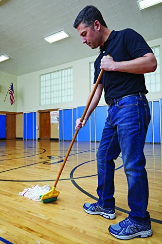 60 HardWOOD WET MOP HANDLE NATURAL SECURE DURABLE FOR COMMERCIAL USE