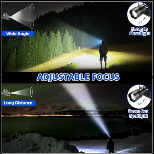 Rechargeable LED Headlamp 2-Pack for Adults