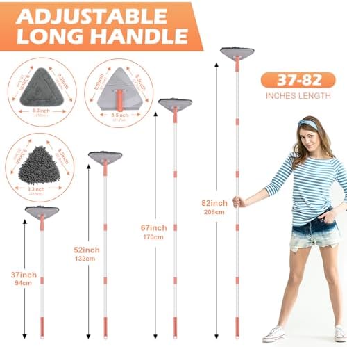 Wall Cleaner Triangle - 82 Mop with 3-in-1 Function