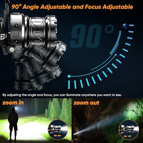 Rechargeable Headlamp 990000 LM