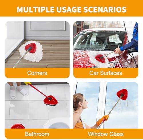 YZJAJZY Mop Heads Replacement Set for 1-Tank Spin Mop