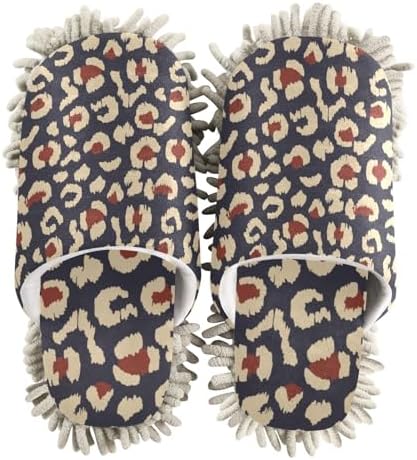 Kigai Microfiber Retro Leopard Floor Slippers