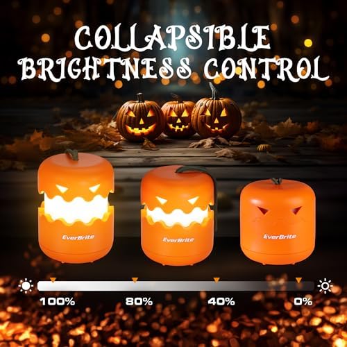 EverBrite Halloween Lantern Headlamp Set 2 of Each with Flashlight