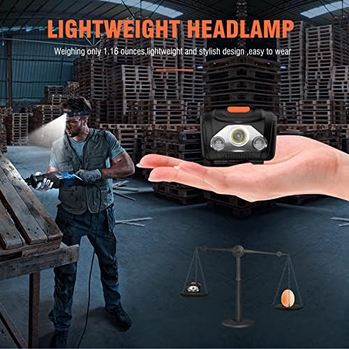 Red White Light Headlamp 2-Pack