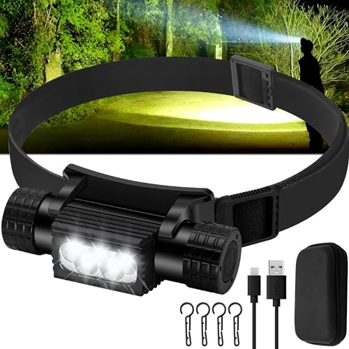 Rugtol Rechargeable Headlamp 2000 Lumen IP67 Waterproof