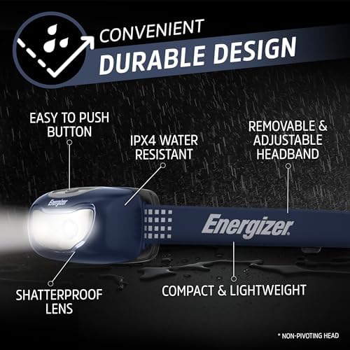 Energizer Universal LED Headlamp 2-Pack with Batteries