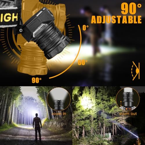 NAKCNM Rechargeable Headlamp